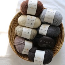로완 알파카소프트 DK (Rowan alpaca soft DK) 로완실 영국수입실 부드러운실 알파카실 손뜨개실, 204 클래식브라운(진브라운)