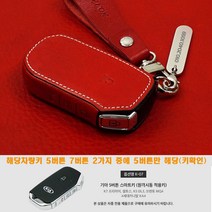 니로 쏘렌토 스포티지 EV6 하이브리드 키케이스, 리츠S K-07 5버튼(레드)