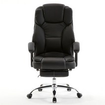 체어렉스 침대형 리클라이너 중역 컴퓨터 사무용 사무실 의자 C20 PPADB, 블랙 (Black)