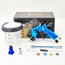 페인트 에어 스프레이건 2022 GTI PRO 1.3/1.8mm HVLP 스프레이 건 믹싱 컵이 있는 자동차 페인팅 건 자동, 03 1.3MM MIXING CUP