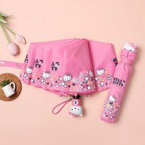 헬로키티 팝핑스타 3단자동우산