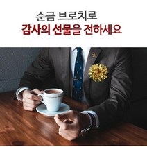 어버이날 선물 카네이션 브로치 부모님 카네이션 꽃 효도선물 뱃지 순금 24k 악세사리