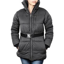 URBAN BUCK 패딩 재킷 여성용 고중량 겨울 다운 방풍 및 방수 그린 켈리 퍼퍼