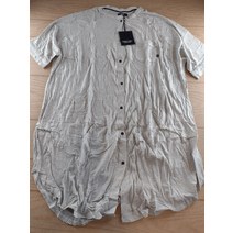 Simply Vera 베라왕 Wang Gray Striped Button up Short Sleeve Dress - 사이즈 XL New 125940