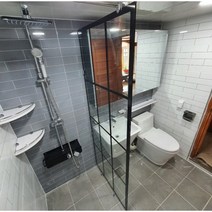 부산 욕실리모델링 대림바스/이누스 부산전지역, 기본 리모델링, 줄무늬 파티션