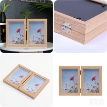 2단 접이식 액자 감성액자 더블액자