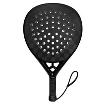 Padel 라켓 탄소 섬유 표면 EVA 메모리 플렉스 폼 코어 패드 테니스 경량 (레드 2개) 450103, 18k