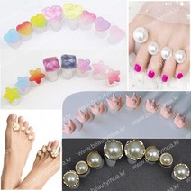 [안산뷰티모아] 8pcs 실리콘 토우세퍼레이트 발가락 고정기 패디큐어 토우세퍼레이터 토우 포장 케이스랜덤 19종 200623 (수량구매 대환영2980원~), 1세트, [1-2](8pcs)