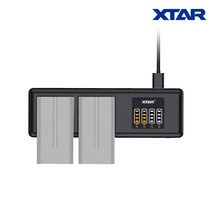 [XTAR] 엑스타 SN4 소니 F타입 듀얼 고속 배터리 충전기, NP-FW50
