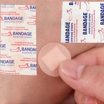 펫드라이룸 렌탈 샤오미펫드라이룸 100Pcs 라운드 붕대 방수 Bandaid Woundplast 밴드 원조 야외 스포츠 지, 한개옵션0