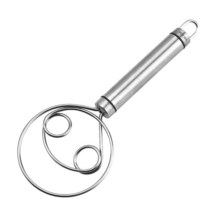 액상 밀기루 배합기 혼합기 믹서기 코일 계란 거품기 빵 도구 베이킹 액세서리 수동 스테인레스 스틸 나무, 01 A