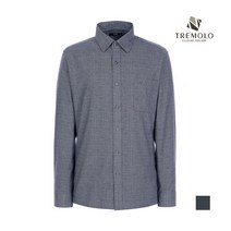 [브루노바피(남성)] [TREMOLO] 글렌체크 소프트 터치 원포켓 셔츠_TRBNLVZ83