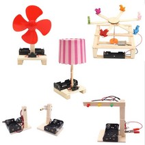 비상발전기 수동 가정용 휴대용 제너레이터 3-10pack DIY Electric Fan Model Science Toys Physics Experi, 02 3 Pcs