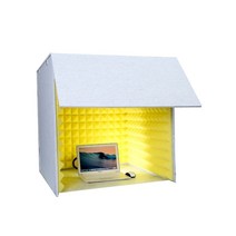 홈 레코딩 스튜디오 간이 방음부스 칸막이, 겉 그레이 속 그레이 조합