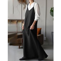 린넨 원피스 봄 가을 빅사이즈 까지 빈티지 스파게티 스트랩 드레스 여성 여름 Sundress ZANZEA 캐주얼 맥시 Vestidos V 넥 로브