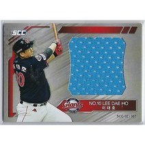 2018 SCC 프리미엄 컬렉션 롯데 자이언츠 이대호 저지카드 KBO 프로야구 수집품 야구용품 선물용 야구카드 스포츠카드 유니폼