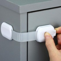 화장실 잠금장치 잠금쇠잠금 캐비닛 찬장 서랍에 대 한 3Pcs 어린이 보호 냉장고 오븐 화장실 쓰레기통 문, 01 White-3pcs