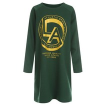 LA원피스 국산 데일리 이지룩 면 원피스 롱 티셔츠 DAI-WDR-1085-청록