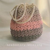[뜨개DIY] 통통미니백 동영상 코바늘 가방뜨기, pink, 1개