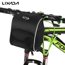 Lixada 자전거가방 프론트백, 1개, 블랙