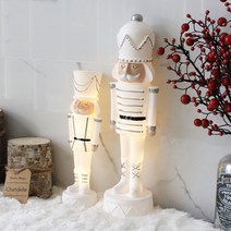 크리스마스 LED 화이트 병정 인형 무드등 장식 인테리어 소품 디자인 상품, 대