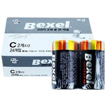 벡셀 망간 C 쉬링크 건전지, 24개, 24개입, 1개