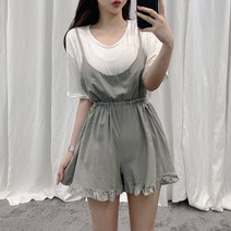 VANANA2 러블리 캉캉 프릴 미니 점프수트