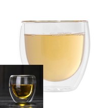이중 유리컵 180ml 라떼아트잔 카푸치노잔 수입커피잔 빈티지커피잔 미니커피잔 부부찻잔 믹스커피잔 홍차잔 티