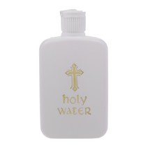 60100ml 부활절 플라스틱 물병 종교 용품 부활절 거룩한 물병 십자가 장식 기독교, 100ml