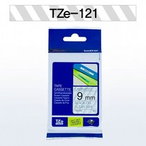 ŁØvŒ ▒브라더 라벨 테이프 TZe-121 9mm 투명 흑글씨▒ＧОÐＺｉĿŁА몰, ⊙다양한상품⊙