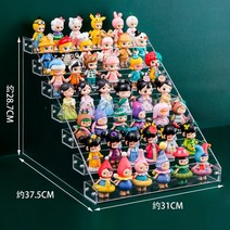 피규어장식장 레고장식장 베어브릭 트로피 수석 아크릴 케이스 보관함 박스 보관 스탠드, 7단 투명 피규어 진열대