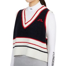 [제이린드버그] 보니 AWKW06937 6855 여자 울 알파카 골프 조끼 스웨터 레귤러핏