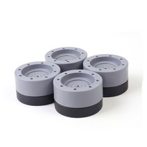 상다리부속 진동 방지 발 패드 고무 다리 슬립스톱 무소음 스키드 라이저 매트 세탁기 지지 댐퍼 스탠드 가구 4 개로트, [02]