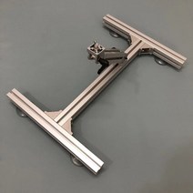 DIY왕복 모터 브래킷 미끄럼 방지 풋 패드 텔레스코픽 선형 액추에이터 알루미늄 합금 각도 조절
