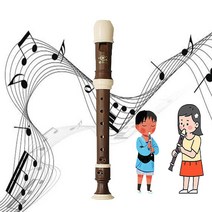 저먼식 소프라노 리코더 연습용 음악수업용 학생 준비물