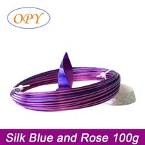 실크 Pla 필라멘트 골드 실버 브론즈 구리 3D 프린터 1.75Mm 1Kg 100g 10m 재질 릴 롤 플라스틱, [25] S Blue Rose 100g