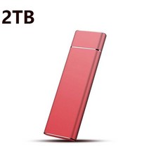 Portable SSD High Speed 2TB 1TB 500GB Type-C External Hard Drive 4TB 16TB USB 3.1 Storage Disks For, [01] Red 2TB