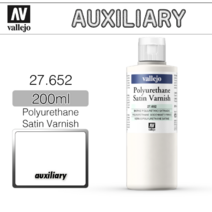 Vallejo _ 27652 Auxiliary _ 200ml _ Polyurethane Satin Varnish