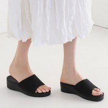 제이스토어 / 슬리퍼 글리터 미용사신발 사무실화 데일리 미들굽