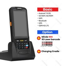 카드 포스기 POs 이지체크 단말기 신화포 4G 안드로이드 PDA POS 휴대용 단말기 재고 Honeywell 1D 2D QR, 06 1D Minde966 Charger_03 UK
