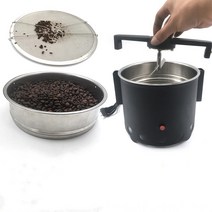 로스팅기계 업소용 가정용 커피 전동 로스터기 220V/ 110V 500g 더블 레이어 회전 콩 쿨러 라디에이터 볶은 냉각 기계, [02] EU, [04] 110V 5mm sieve