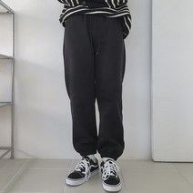 쉐얼유 여성 탄탄 기모 조거팬츠