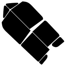 기아 레이 측면 썬팅필름, 레이 (11-현재), RTF-4S 25 (연함)