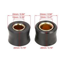 자전거 쇼바 서스펜션 Motoforti 10mm 12mm 13mm 오토바이 스쿠터 리어 쇼크 업소버 부싱 고무 링 휠 댐퍼 부시 2/4/5/6/10 Pcs, 10mm 3Pcs