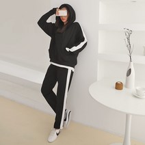 쉬즈아츠 유로배색이너 트레이닝 세트 커플룩 국내제작
