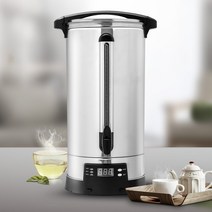 대용량 자동 전기물끓이기 업소용 전기 포트 스텐레스 물통 온수통 육수통, 19리터