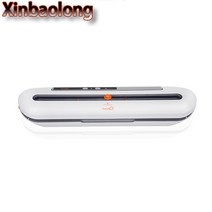 식품교반충진기 XinBaolong-자동 식품 진공 포장기 220V/110V 상업 및 주방용 봉투 10 장 제공, [04] gray, [02] 110V
