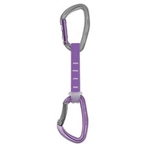 페츨 Petzl DJINN AXESS 퀵드로우 스포츠 무역 보조 등반을 내구성 있고 가벼운 바이올렛 12cm, 12 cm페츨