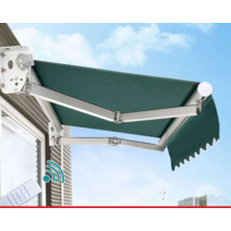 접이식 어닝 농막 컨테이너 수동 고정 캐노피 창문, 벽 5m 텔레스코픽 2m