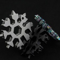 드라이버 소켓렌치 병따개등 18가지기능 WOLVES 고리형 눈꽃 멀티툴